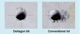 More accurate hole starting without bit walk